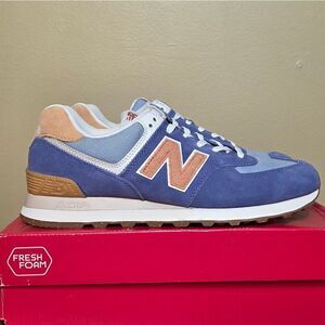 New Balance 574v2 Night Sky Sea Salt Sneakers Shoes ML574RA2 Men's Size 9